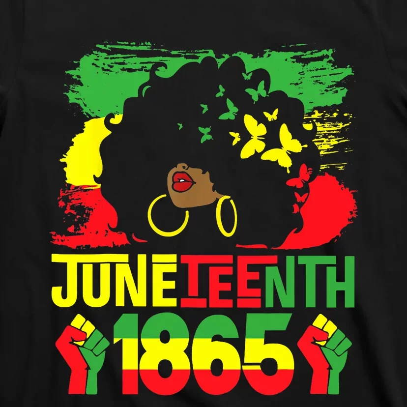 Juneteenth Is My Independence Day Black Women Black Pride T-Shirt