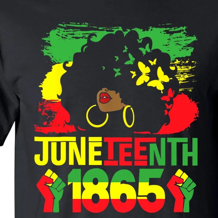 Juneteenth Is My Independence Day Black Women Black Pride Tall T-Shirt