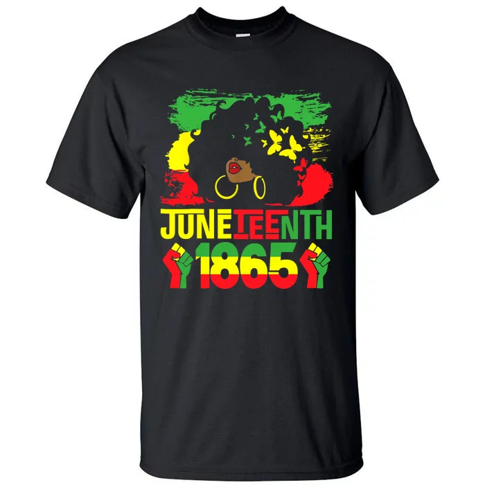 Juneteenth Is My Independence Day Black Women Black Pride Tall T-Shirt