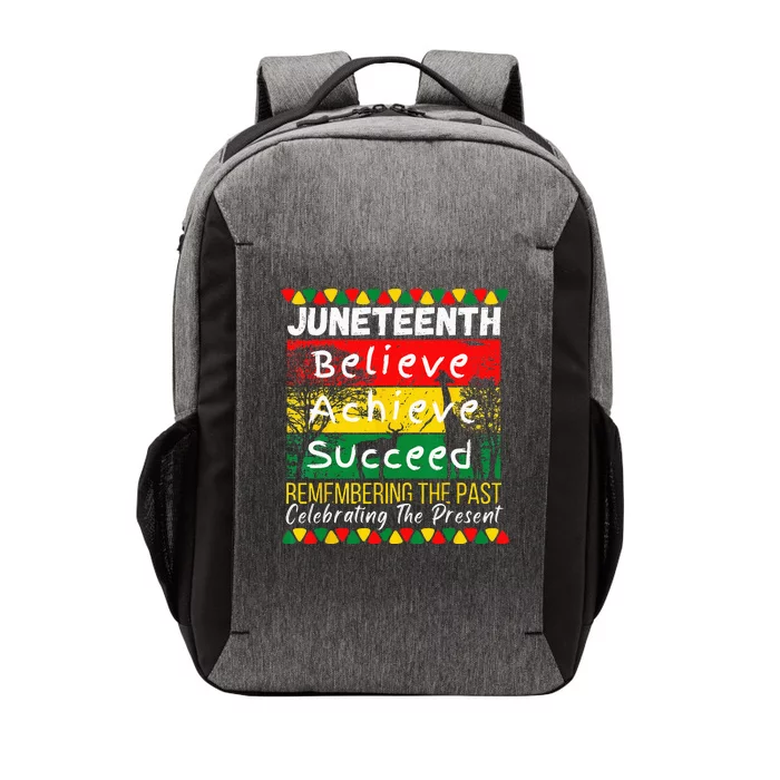 Juneteenth Is My Independence Day Black Pride Melanin Vector Backpack