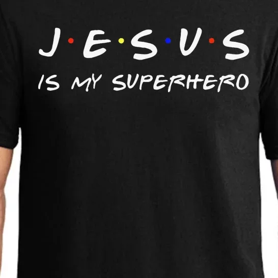 Jesus Is My Superhero Believe God Powerful Christian Pajama Set