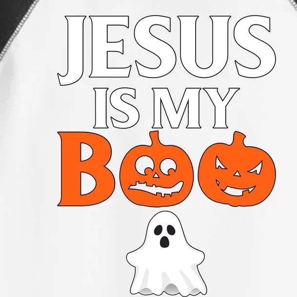 Jesus Is My Boo Cute Halloween Design For Christians Cool Gift Toddler Fine Jersey T-Shirt