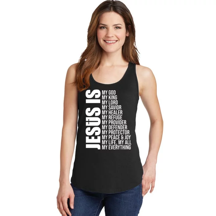 Jesus Is My Everything Ladies Essential Tank