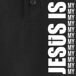 Jesus Is My Everything Dry Zone Grid Performance Polo