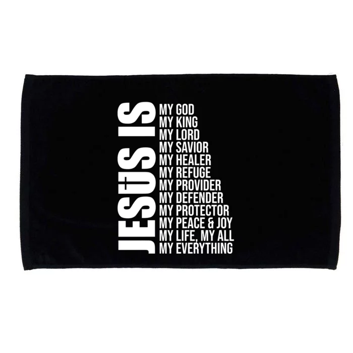 Jesus Is My Everything Microfiber Hand Towel