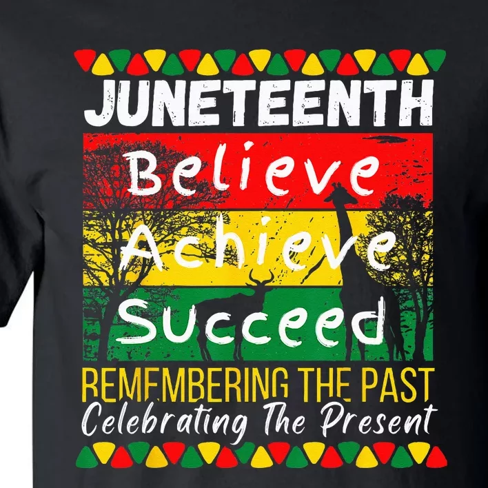 Juneteenth Is My Independence Day Black Pride Melanin Tall T-Shirt