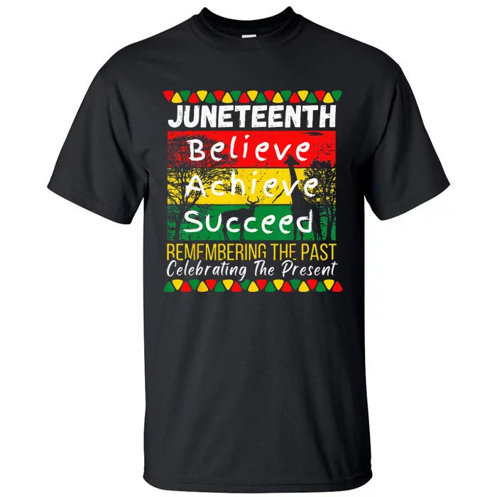 Juneteenth Is My Independence Day Black Pride Melanin Tall T-Shirt