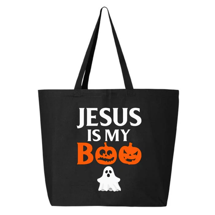 Jesus Is My Boo Cute Halloween Design For Christians 25L Jumbo Tote