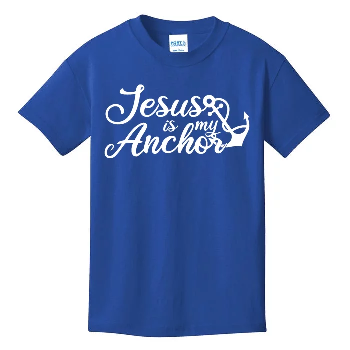 Jesus Is My Anchor Kids T-Shirt