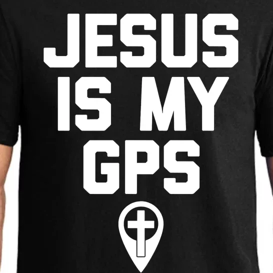 Jesus Is My GPS Funny Catholic Christian Religious Jesus Pajama Set