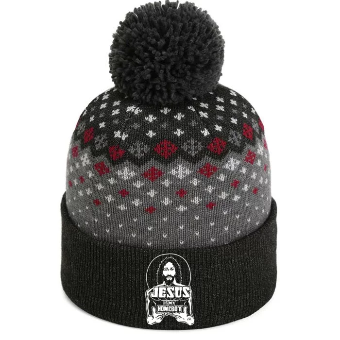 Jesus Is My Homeboy The Baniff Cuffed Pom Beanie