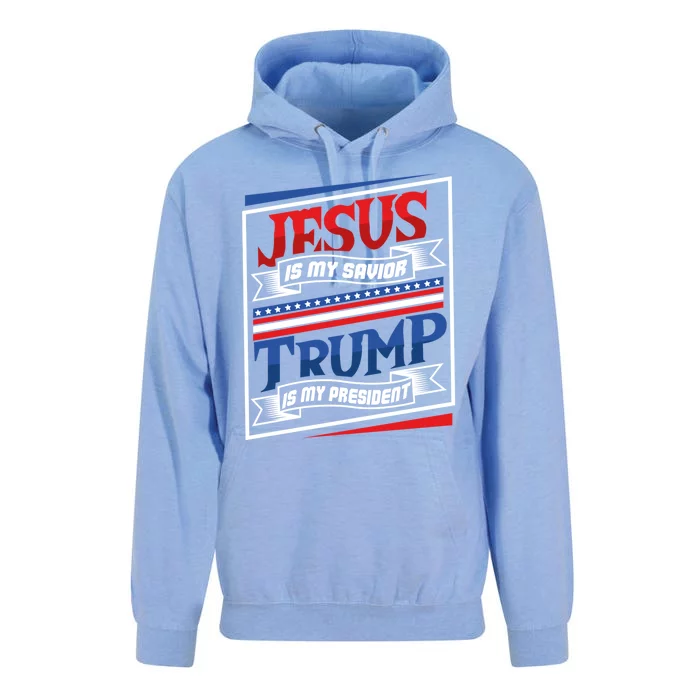 Jesus Is My Savior Trump Is My President Elections 2020 Gift Unisex Surf Hoodie