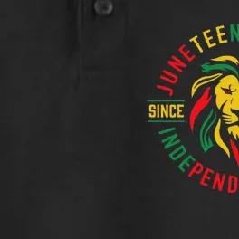 Juneteenth Is My Independence Day Lion Free Ish Since 1865 Dry Zone Grid Performance Polo