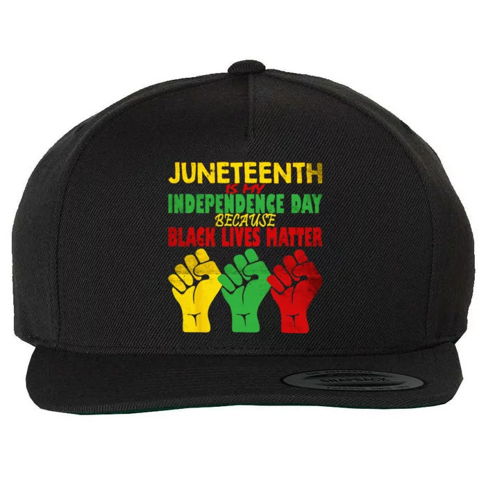 Juneteenth Is My Independence Day Free ish since 1865 Wool Snapback Cap