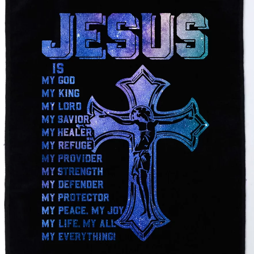 Jesus Is My All My Everything My God Lord Savior Platinum Collection Golf Towel