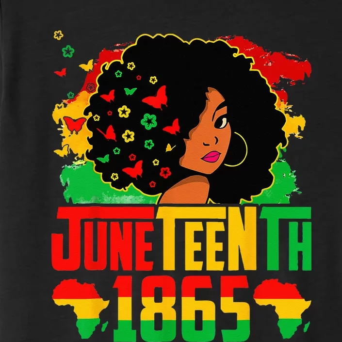 Juneteenth Is My Independence Day Afro Melanin Black ChromaSoft Performance T-Shirt