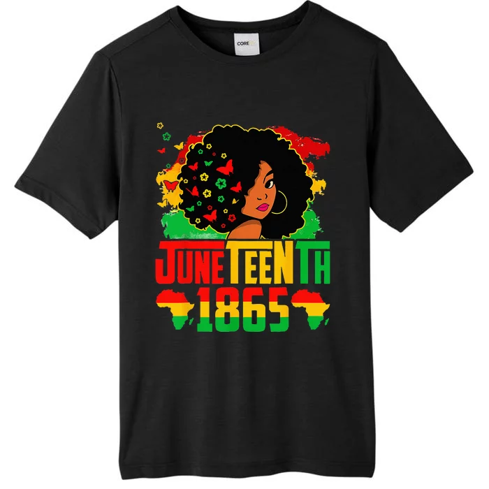 Juneteenth Is My Independence Day Afro Melanin Black ChromaSoft Performance T-Shirt