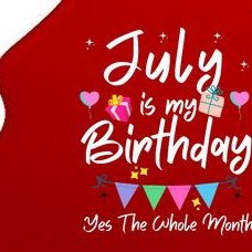 July Is My Birthday Month Funny Girl Tree Ornament