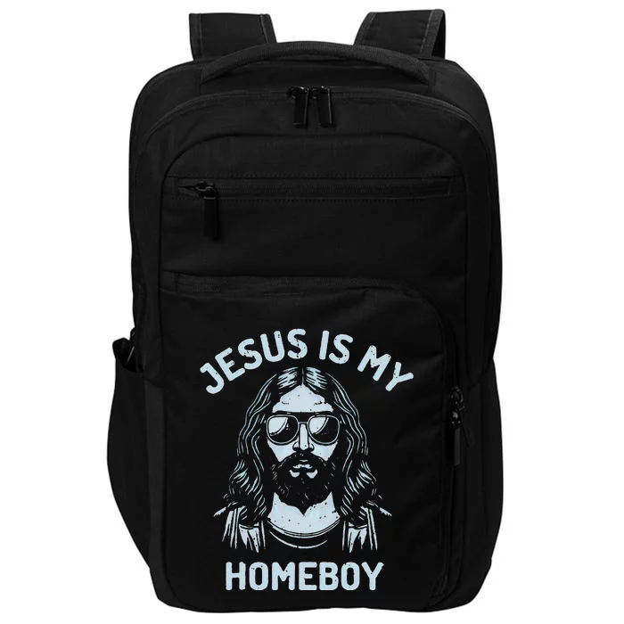 Jesus Is My Homeboy Funny Christian Impact Tech Backpack