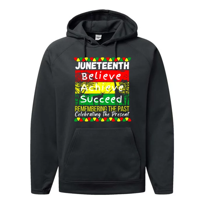 Juneteenth Is My Independence Day Black Pride Melanin Performance Fleece Hoodie