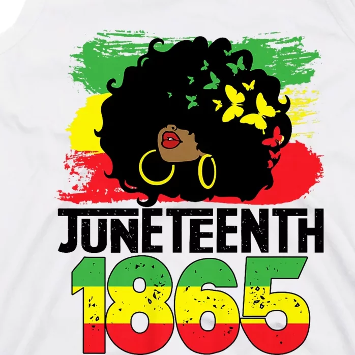 Juneteenth Is My Independence Day Black Women Freedom 1865 Tank Top