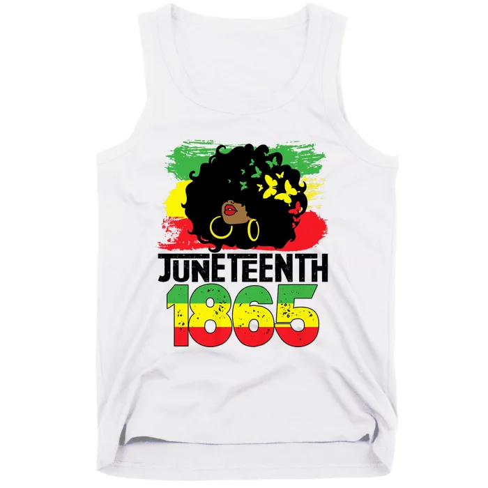 Juneteenth Is My Independence Day Black Women Freedom 1865 Tank Top