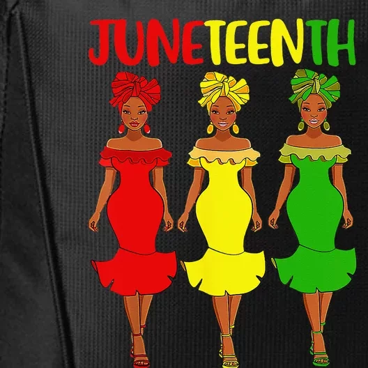 Juneteenth Is My Independence Day Afro Melanin Black Wo City Backpack