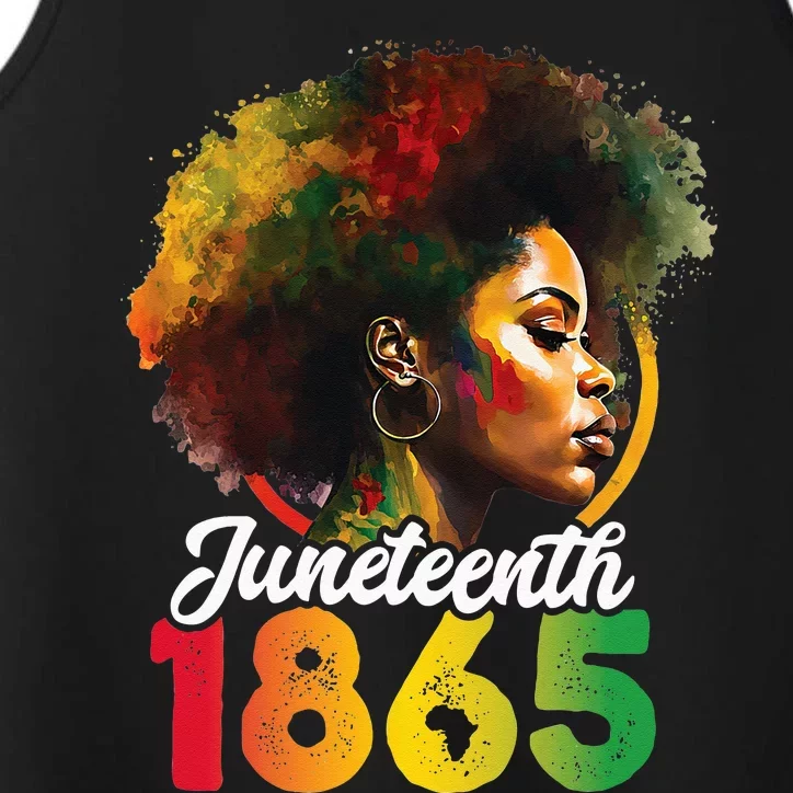 Juneteenth Is My Independence Day Black Pride Performance Tank