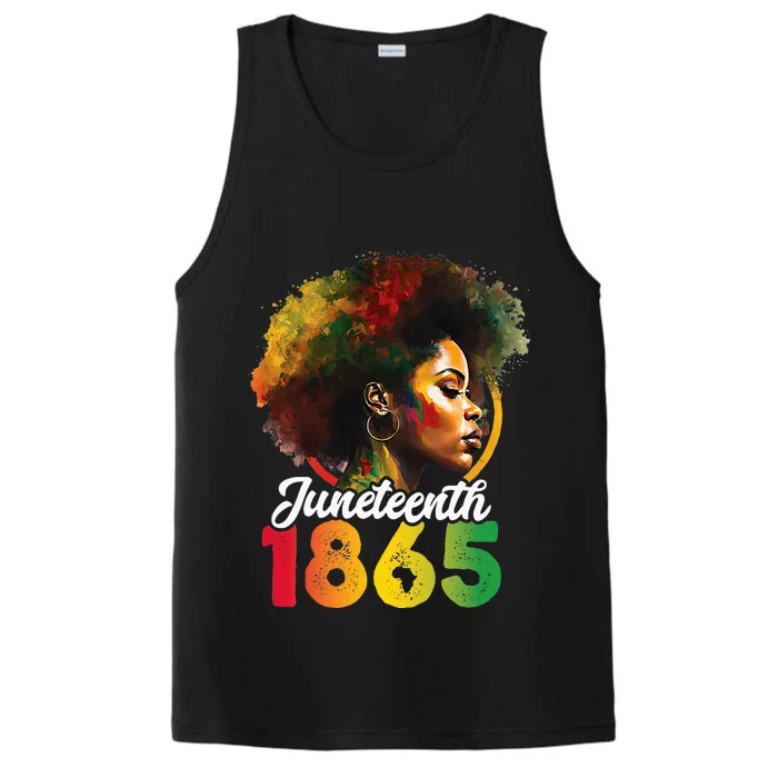 Juneteenth Is My Independence Day Black Pride Performance Tank