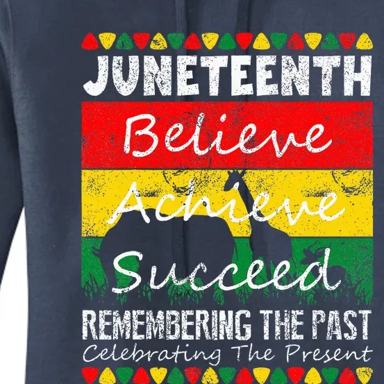 Juneteen Is My Independence Day Black Pride Melanin Women's Pullover Hoodie