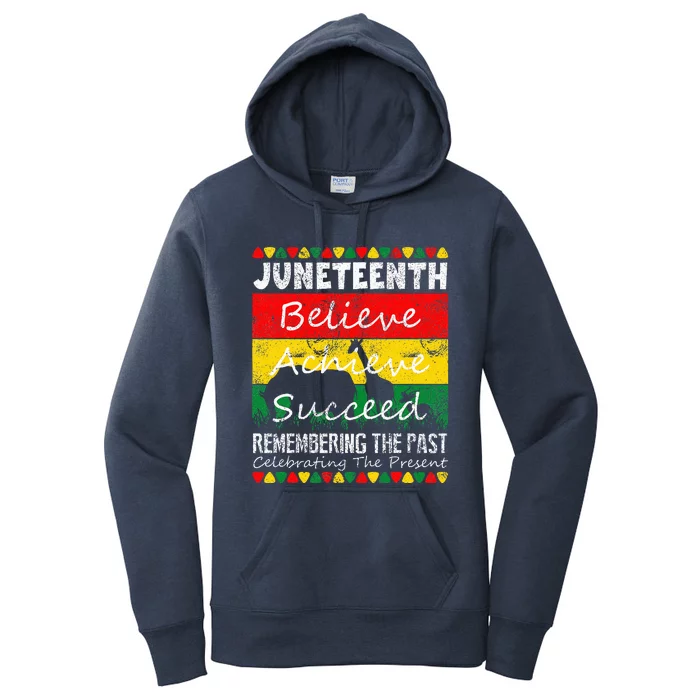 Juneteen Is My Independence Day Black Pride Melanin Women's Pullover Hoodie