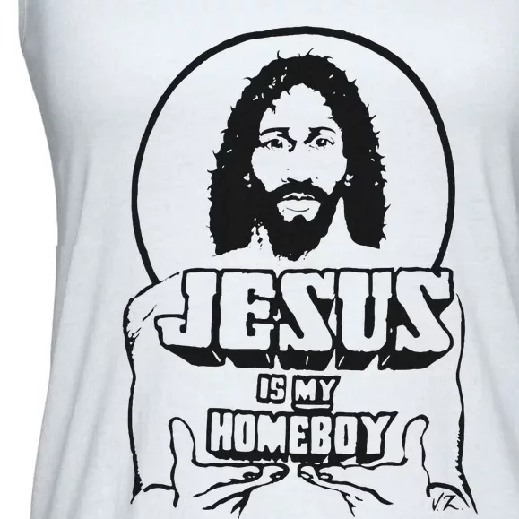 Jesus Is My Homeboy Ladies Essential Flowy Tank