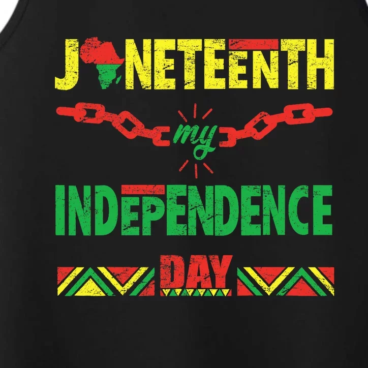 Juneteenth is my independence day tee for wo and Performance Tank