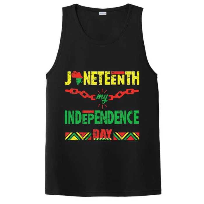 Juneteenth is my independence day tee for wo and Performance Tank