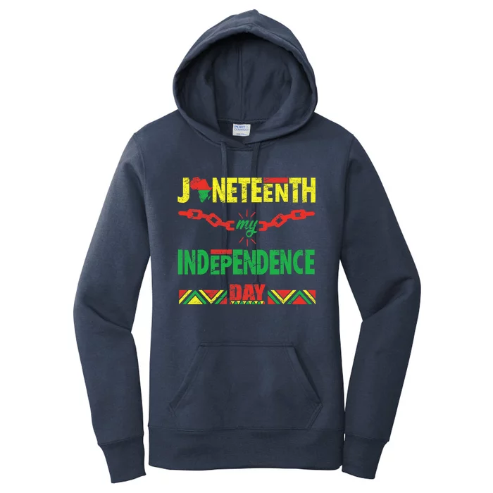 Juneteenth is my independence day tee for wo and Women's Pullover Hoodie