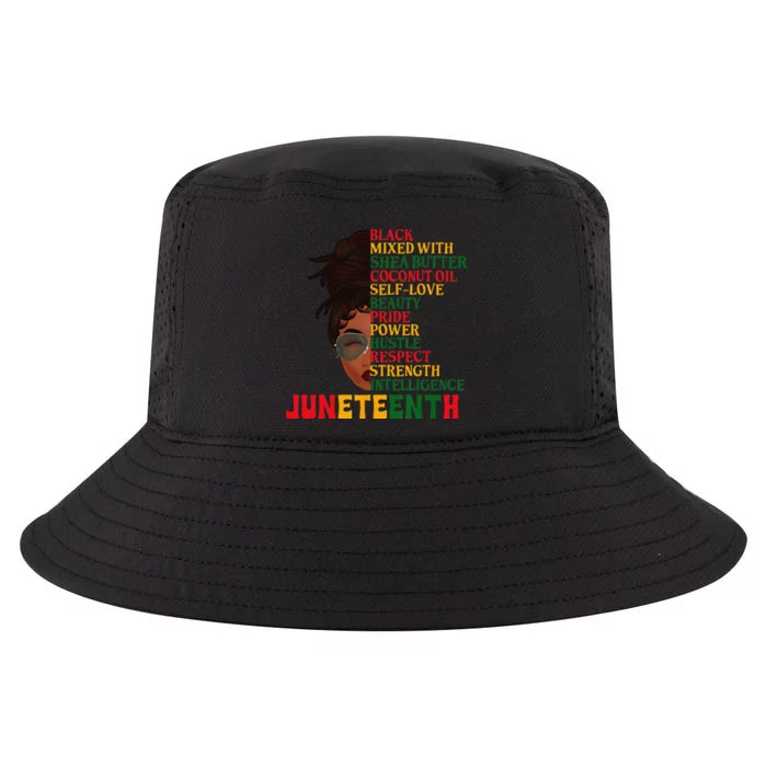 Juneteenth Is My Independence Day Black  Black Pride Cool Comfort Performance Bucket Hat