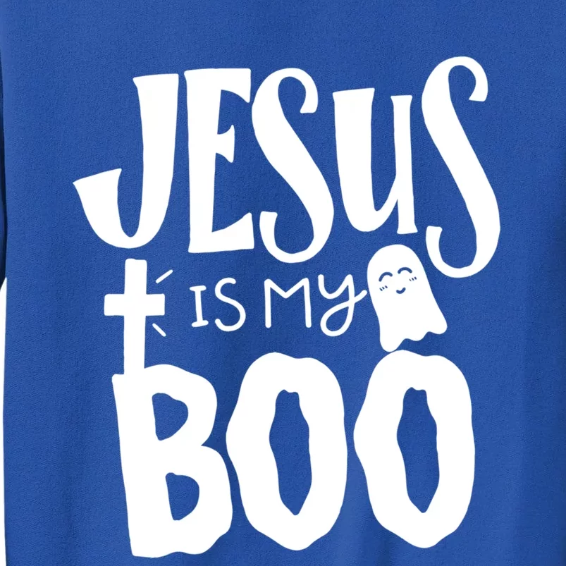 Jesus Is My Boo Funny Christian Halloween Quote Humor Gift Sweatshirt