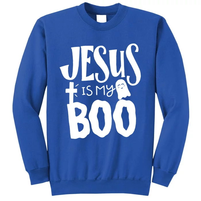 Jesus Is My Boo Funny Christian Halloween Quote Humor Gift Sweatshirt