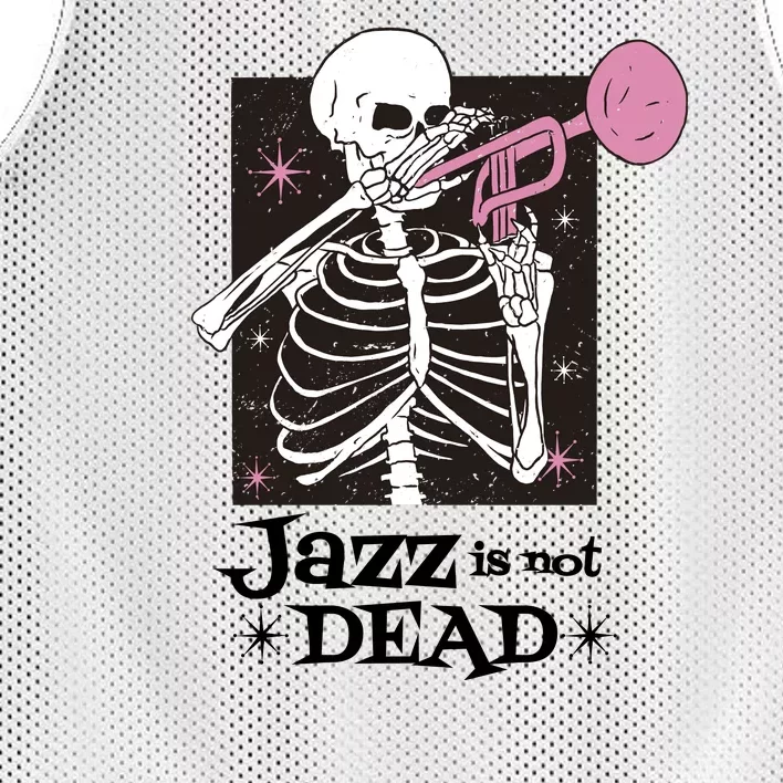 Jazz Is Not Dead Skeleton Mesh Reversible Basketball Jersey Tank