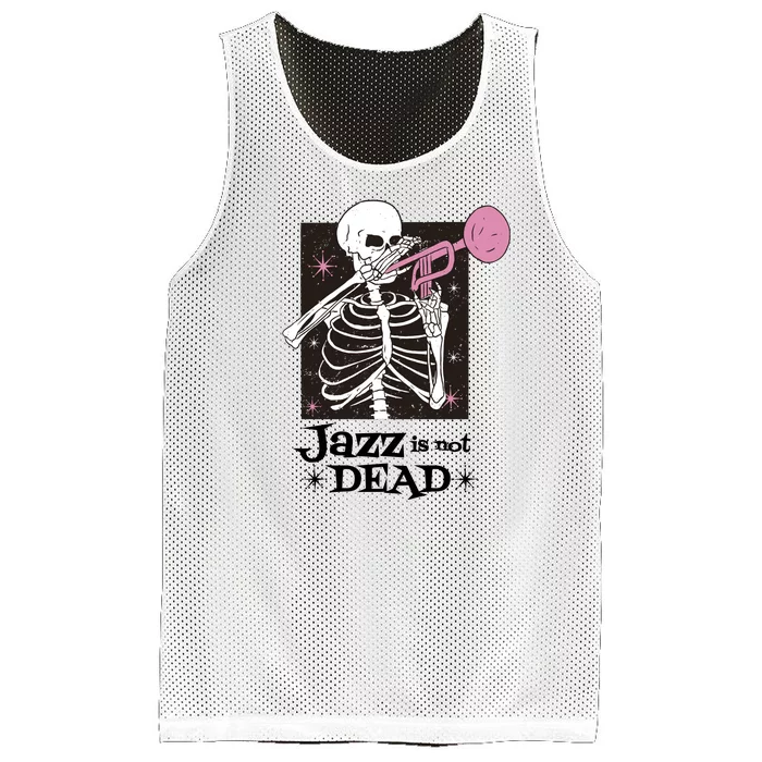 Jazz Is Not Dead Skeleton Mesh Reversible Basketball Jersey Tank