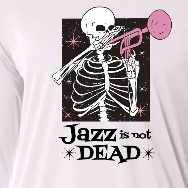 Jazz Is Not Dead Skeleton Cooling Performance Long Sleeve Crew