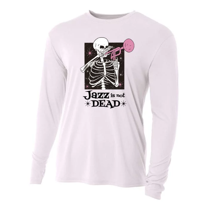 Jazz Is Not Dead Skeleton Cooling Performance Long Sleeve Crew