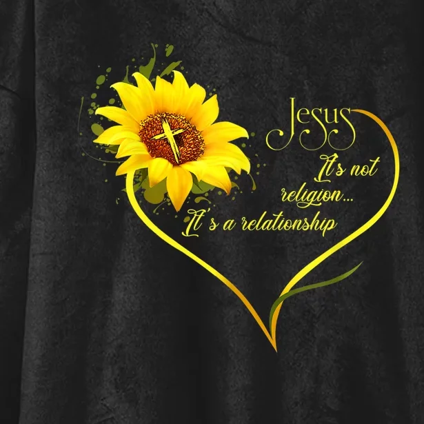 Jesus It's Not A Religion It's A Relationship TShirt Is Perfect Gifts For Men,Do Hooded Wearable Blanket