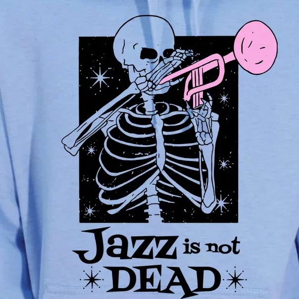 Jazz Is Not Dead Skeleton Unisex Surf Hoodie