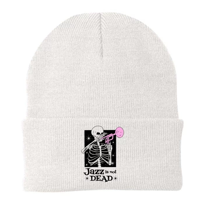 Jazz Is Not Dead Skeleton Knit Cap Winter Beanie