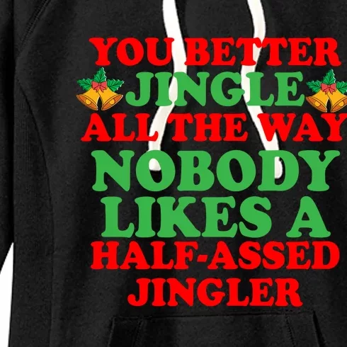 Jingle All the way Women's Fleece Hoodie