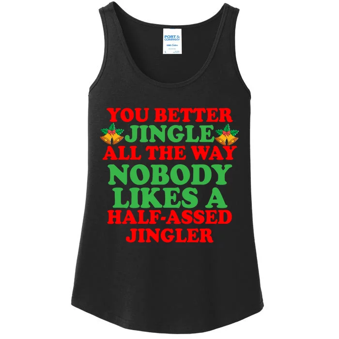 Jingle All the way Ladies Essential Tank