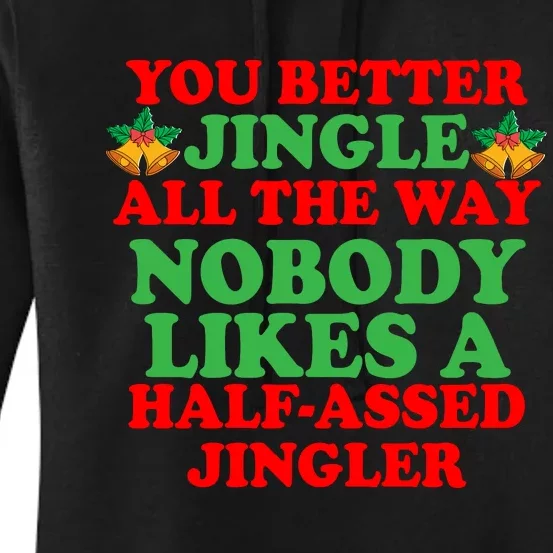 Jingle All the way Women's Pullover Hoodie