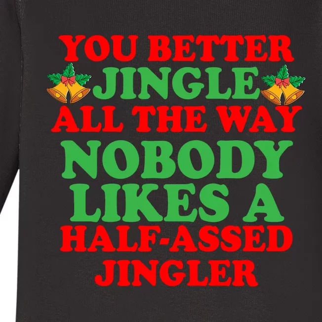 Jingle All the way Baby Long Sleeve Bodysuit