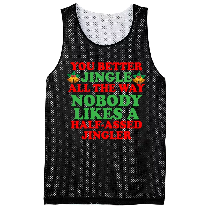 Jingle All the way Mesh Reversible Basketball Jersey Tank